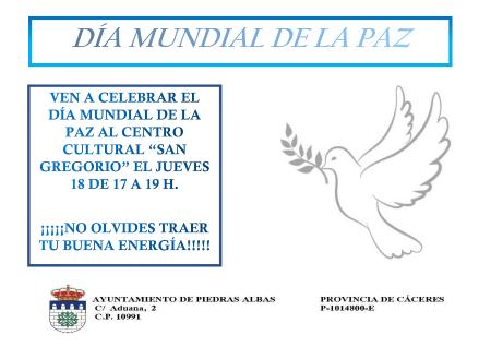Imagen ACTIVIDAD INFANTIL: ¡¡DÍA MUNDIAL DE LA PAZ!! - 18/09/2025