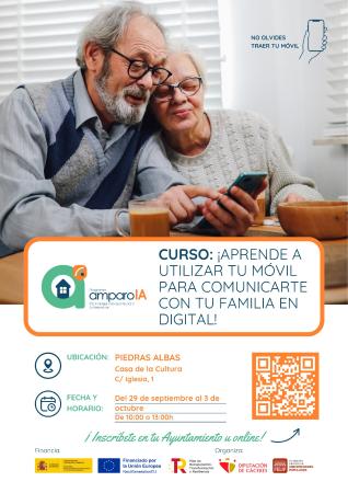 Imagen CURSO: APRENDE A UTILIZAR TU MÓVIL PARA COMUNICARTE CON TU FAMILIA EN DIGITAL