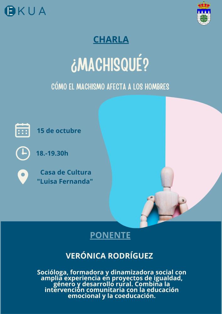Imagen CHARLA: ¿MACHISQUÉ? - 15/10/2025 - 18:00