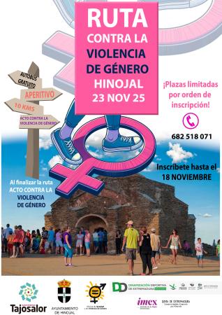 Imagen RUTA CONTRA LA VIOLENCIA DE GÉNERO – 23/11/2025 – HINOJAL