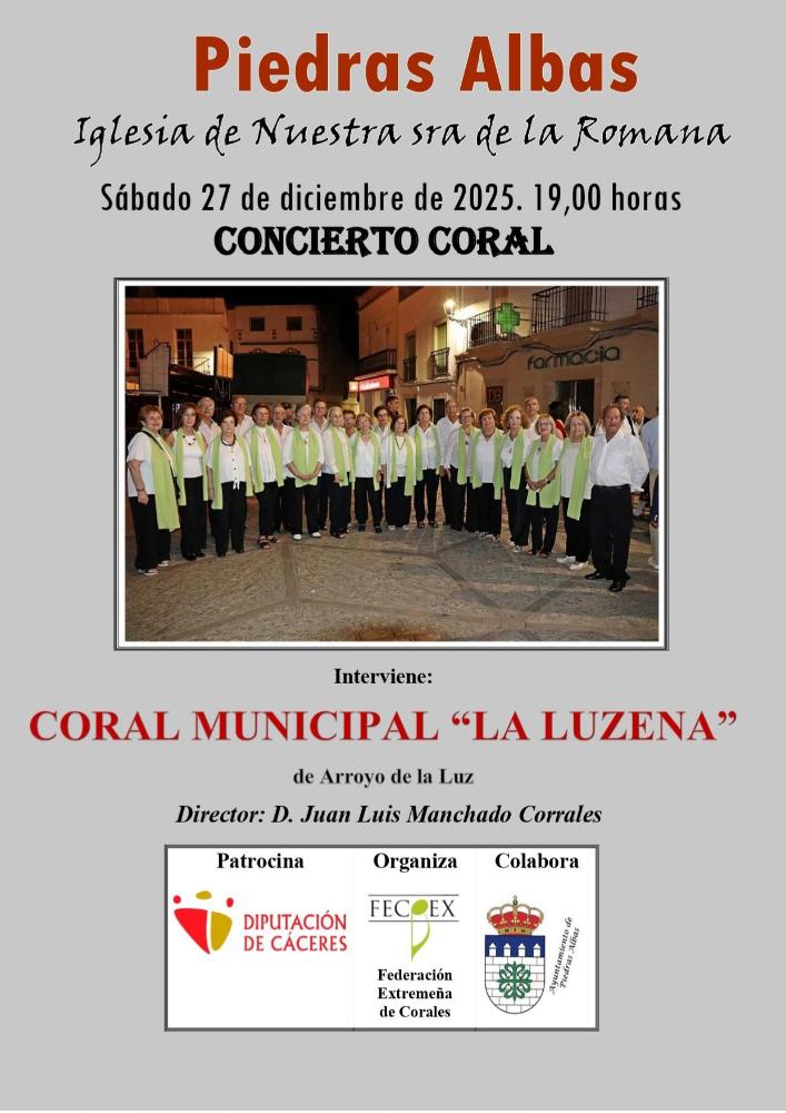 Imagen CONCIERTO DE NAVIDAD - 27/12/2025 - IGLESIA NUESTRA SEÑORA DE LA ROMANA