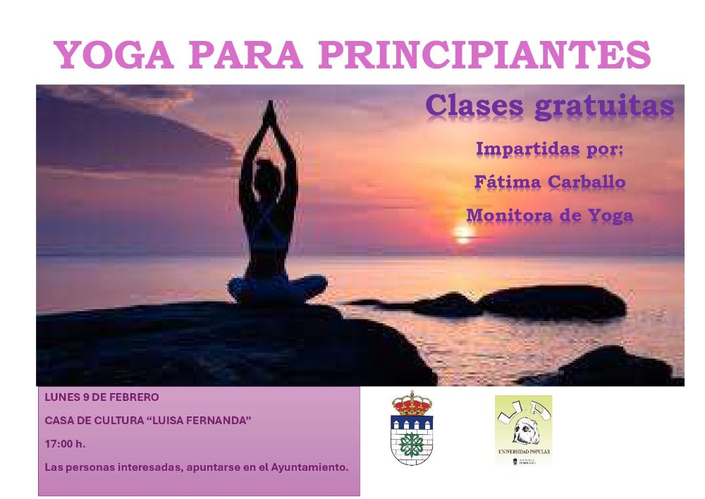 Imagen ¡¡CLASE DE YOGA GRATUITA!! - 09/02/2026