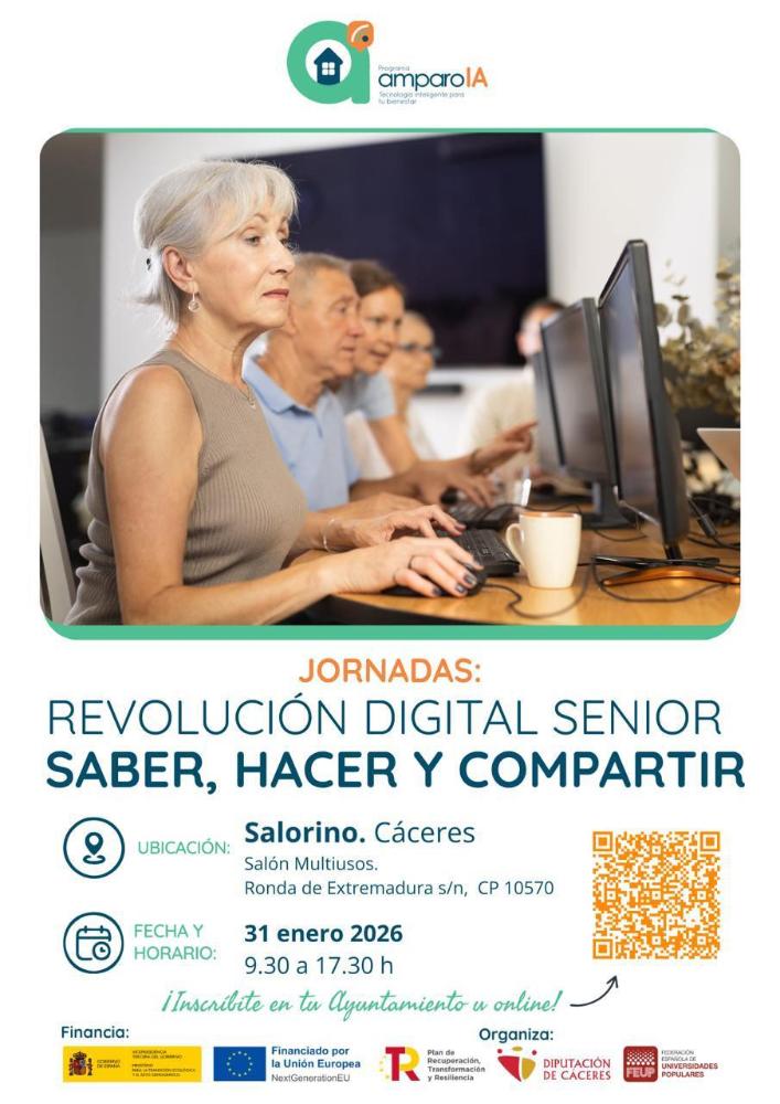 Imagen Revolución Digital Senior: saber, hacer y compartir - 31/01/2026 - SALORINO