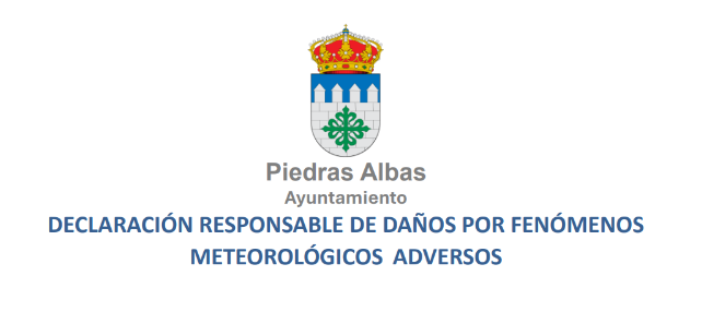 Imagen DECLARACIÓN RESPONSABLE DE DAÑOS POR FENÓMENOS METEOROLÓGICOS ADVERSOS