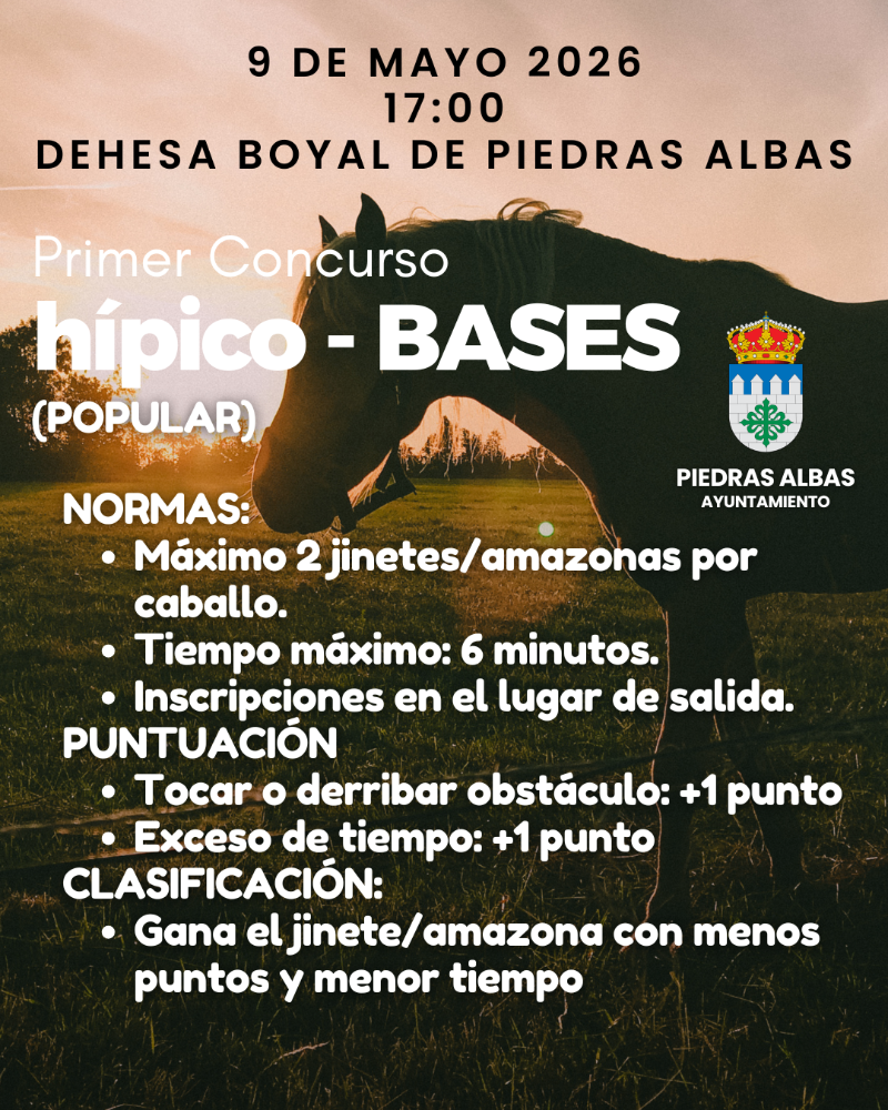 Imagen ¡PRIMER CONCURSO HÍPICO (POPULAR)!