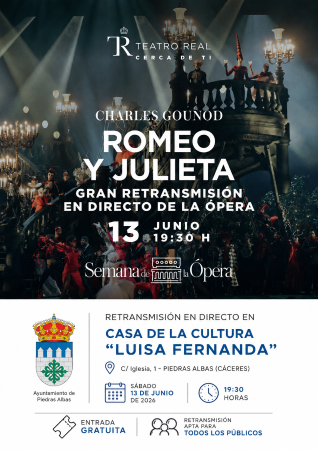 Imagen ¡¡LA OPERA VUELVE A PIEDRAS ALBAS!! – ROMEO Y JULIETA