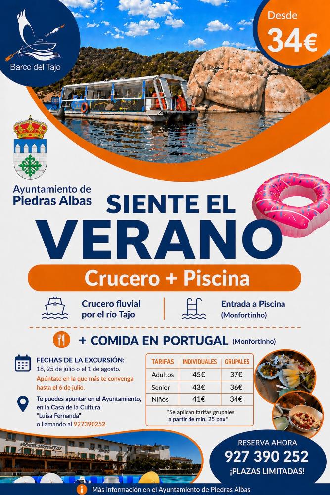 Imagen ¿¿ ¡Este verano nos vamos de excursión al Barco del Tajo! ¿¿¿