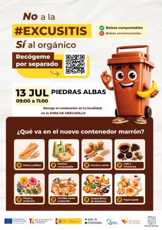 Imagen INFORMACIÓN Y ENTREGA DE CONTENEDORES PARA FRACCIÓN ORGÁNICA DE BASURA - 13/07/2023 - 09:00