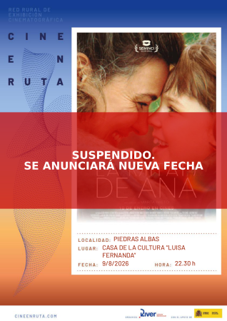 Imagen CINE EN RUTA. SUSPENSIÓN DE PELÍCULA PROGRAMADA PARA EL DOMINGO DÍA 9/08/2026