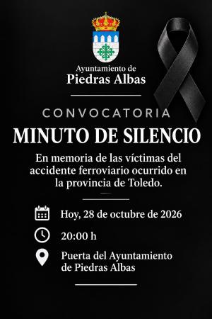Imagen CONVOCATORIA DE MINUTO DE SILENCIO - 28/10/2026 - 20:00