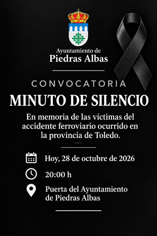 Imagen CONVOCATORIA DE MINUTO DE SILENCIO - 28/10/2026 - 20:00