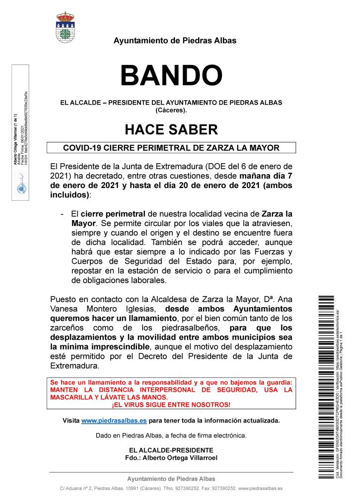 Imagen CIERRE PERIMETRAL DE ZARZA LA MAYOR